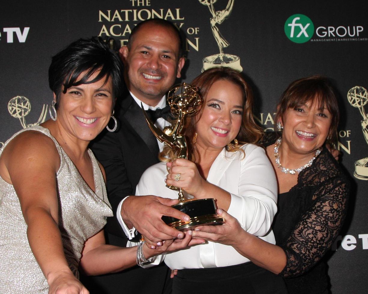 los angeles, 22 de junio - un nuevo dia, excelente programa matutino, español en la sala de prensa de los premios emmy diurnos 2014 en el hotel beverly hilton el 22 de junio de 2014 en beverly hills, ca foto