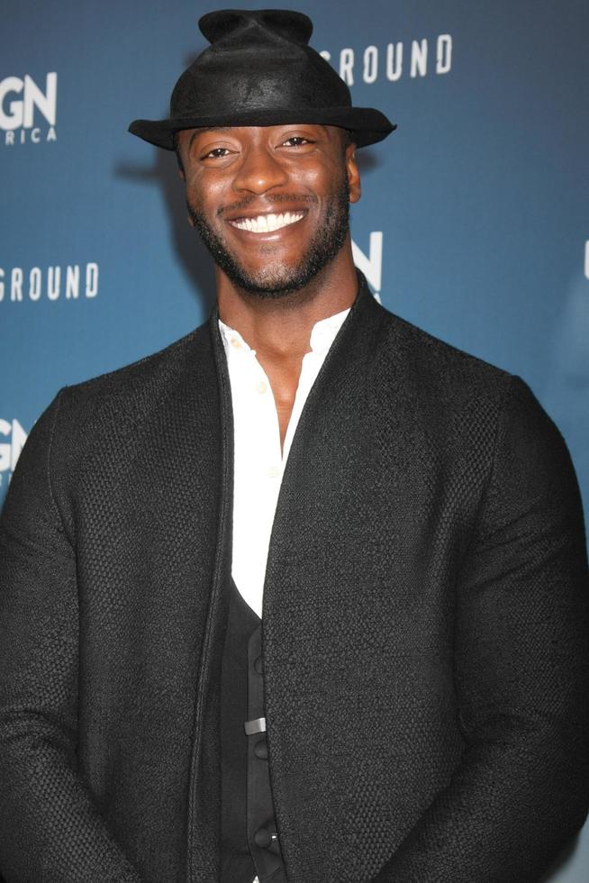 LOS ANGELES, JAN 8 - Aldis Hodge at the Underground WGN Winter 2016 TCA Photo Call at the The Langham Huntington Hotel on January 8, 2016 in Pasadena, CA