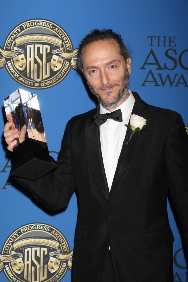 LOS ANGELES, FEB 14 - Emmanuel Lubezki at the 2016 American Society of Cinematographers Awards at the Century Plaza Hotel on February 14, 2016 in Century City, CA photo