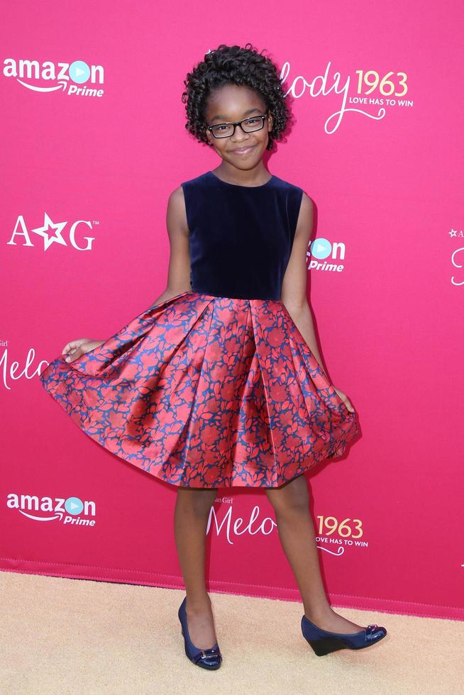 los angeles, 10 de octubre - marsai martin en an american girl story, melody 1963 - love has to win premiere en pacific theaters at the grove el 10 de octubre de 2016 en los angeles, ca foto