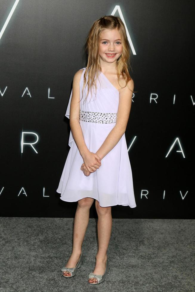 LOS ANGELES, NOV 6 - Jadyn Malone at the Arrival Premiere at Village Theater on November 6, 2016 in Westwood, CA photo