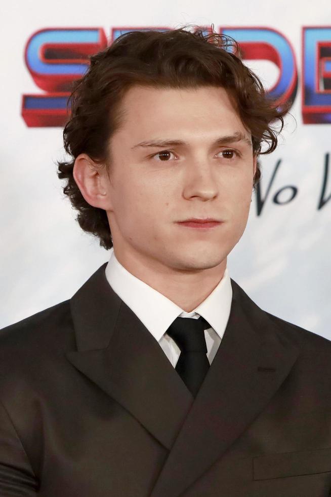 LOS ANGELES, DEC 13 - Tom Holland at the Spider-Man - No Way Home Premiere at the Village Theater on December 13, 2021 in Los Angeles, CA photo