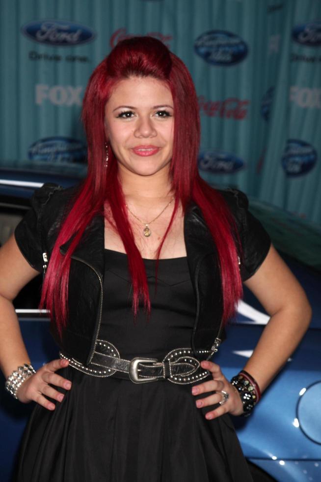 Allison Iraheta arriving at the American idol Top 13 Party at AREA in Los Angeles, CA on
March 5, 2009 photo