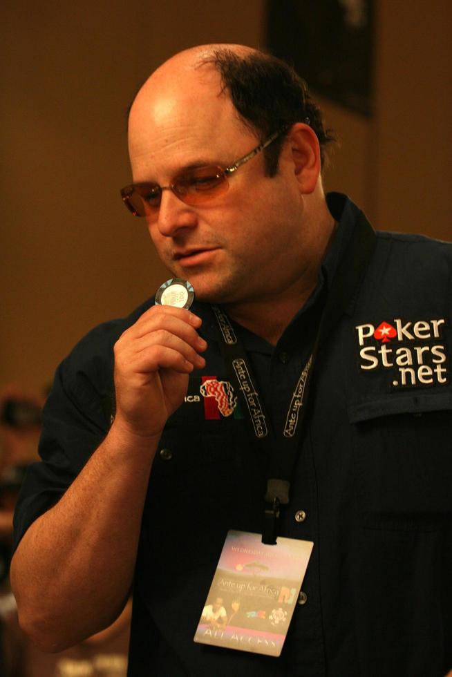 Jason Alexander playing poker at the Ante up for Africa Poker Tournament at the 2008 World Series of Poker, at the Rio All-Suite Hotel and Casino in
Las Vegas, NV
July 2, 2008
 2008 Kathy Hutchins Hutchins Photo