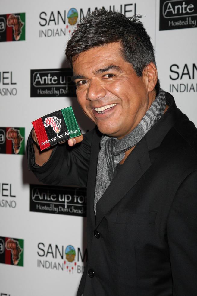 Geroge Lopez
arriving at the 2nd Annual Ante Up For Africa Poker Tournament
San Manuel Indian Bingo and Casino
Highland, CA
October 29, 2009 photo