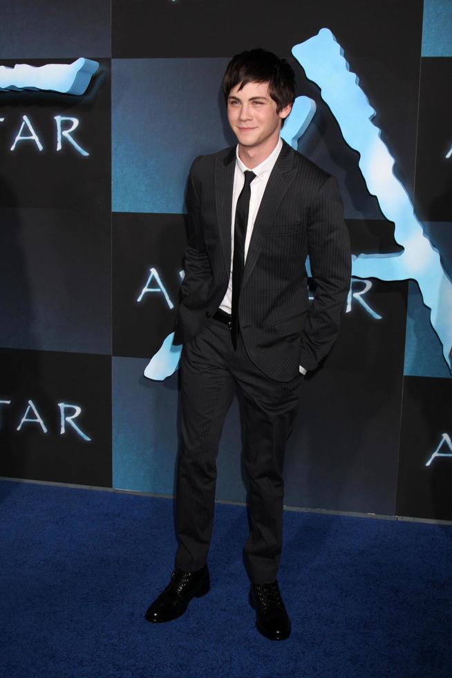 Logan Lermanarriving at the Los Angeles Premiere of AvatarGrauman s Chinese TheaterLos Angeles,  CADecember 16, 20092009 Kathy Hutchins   Hutchins Photo