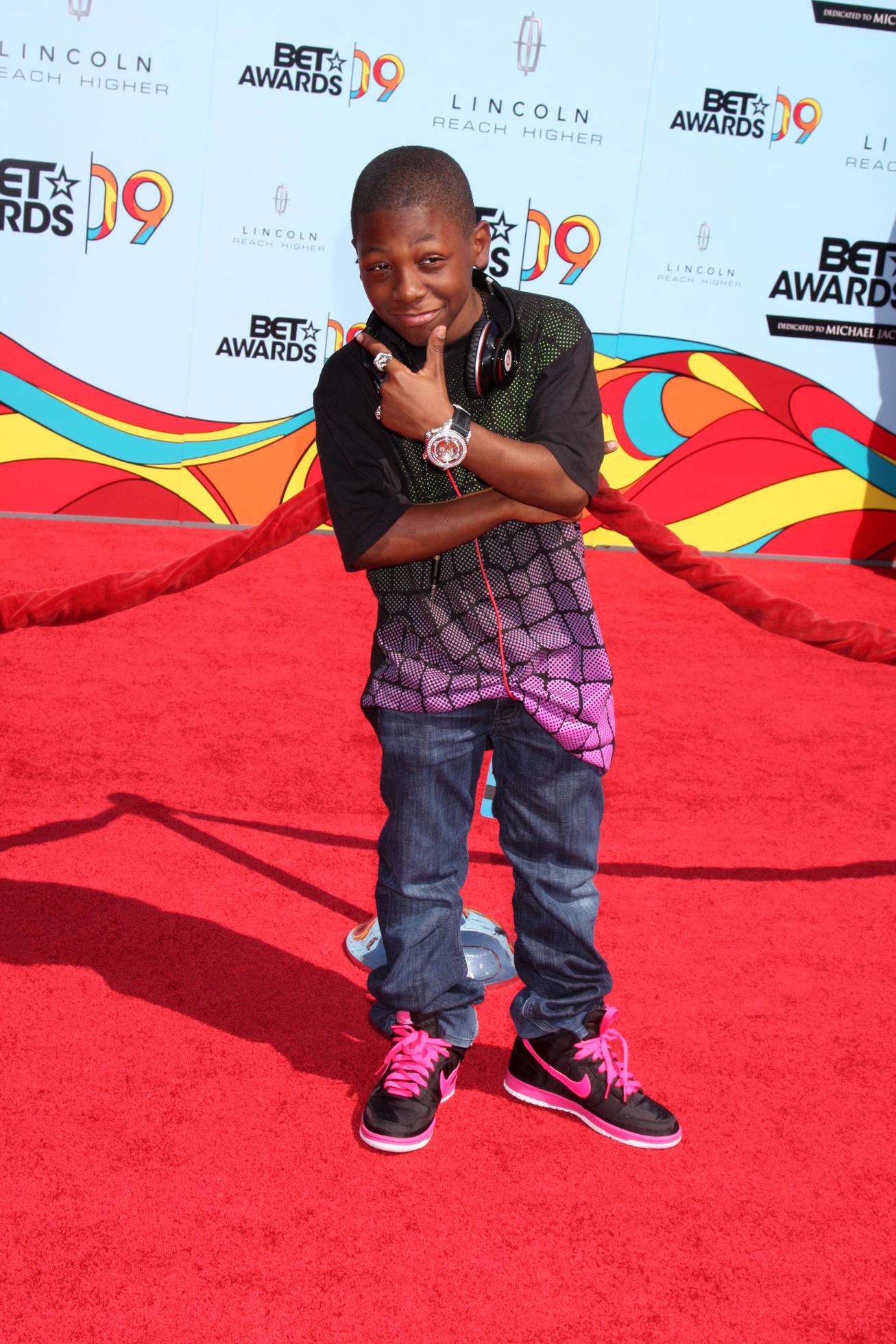 Bobb e J Thompson arriving at the BET Awards 2009 at the Shrine