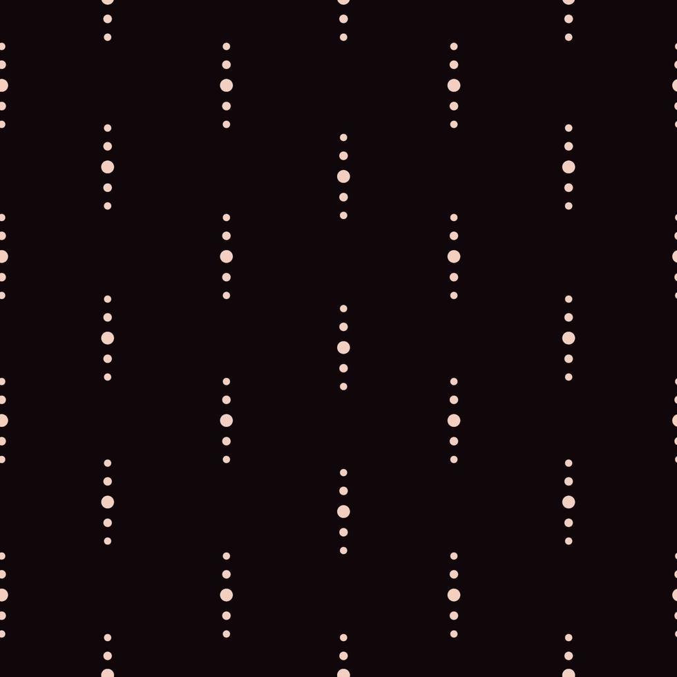 Dots are a vertical vector pattern. Dark neutral background