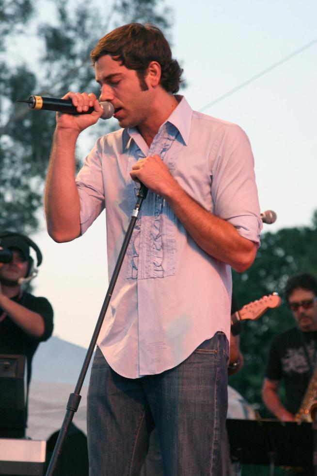 Zachary Levi Band From TV  Netflix Live  on Location ConcertAutry Museum in Griffith ParkLos Angeles, CAAugust 9, 20082008 Kathy Hutchins   Hutchins Photo