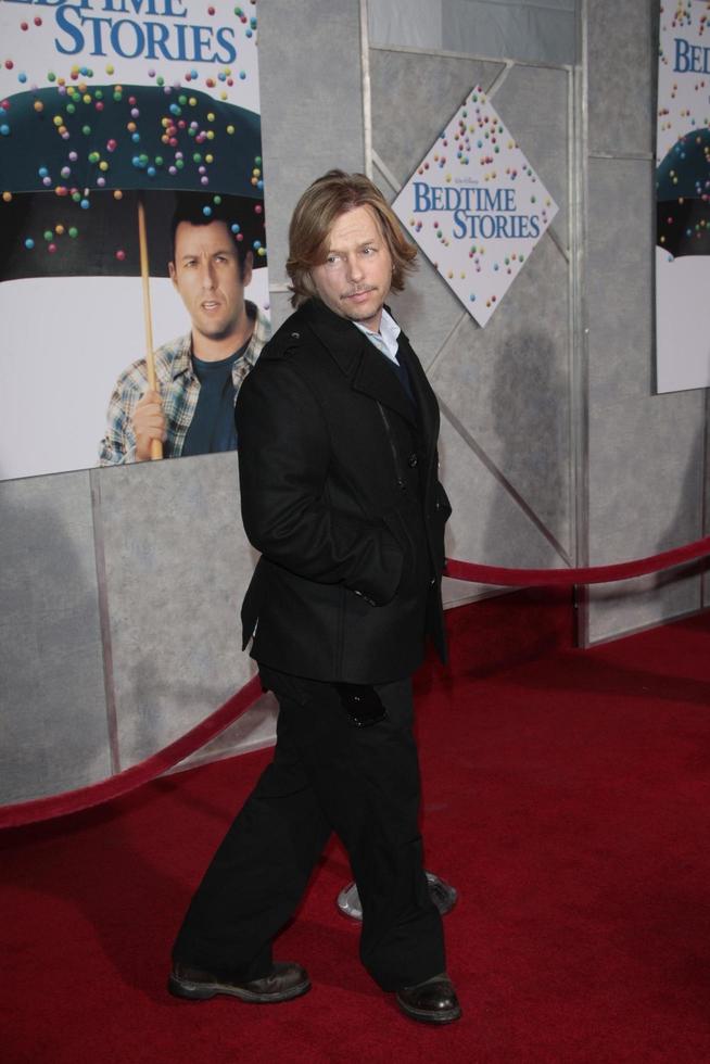 David Spade arriving at the  Premiere of  Bedtime Stories  at the El Capitan Theater in Los Angeles, CA on December 18, 20082008 Kathy Hutchins   Hutchins Photo