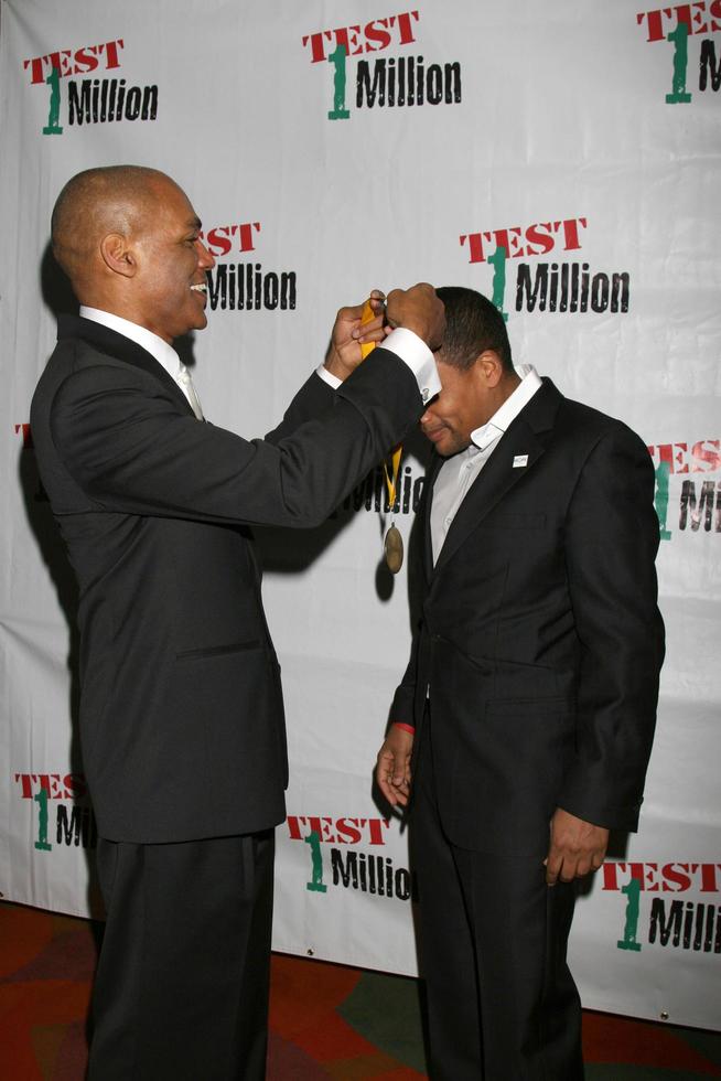 Phill Wilson  and  Hill HarperThe Black AIDS Institute GalaDisney Concert HallLos Angeles, CAFebruary 7, 20082008 Kathy Hutchins   Hutchins Photo