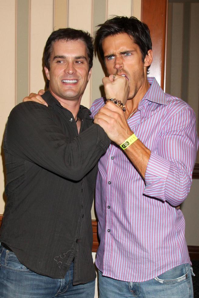 Rick Hearst  and  Brandon Beemer  at The Bold  and  The Beautiful Fan Club Luncheon  at the Sheraton Universal Hotel in  Los Angeles, CA on August 29, 20092009 Kathy Hutchins   Hutchins Photo