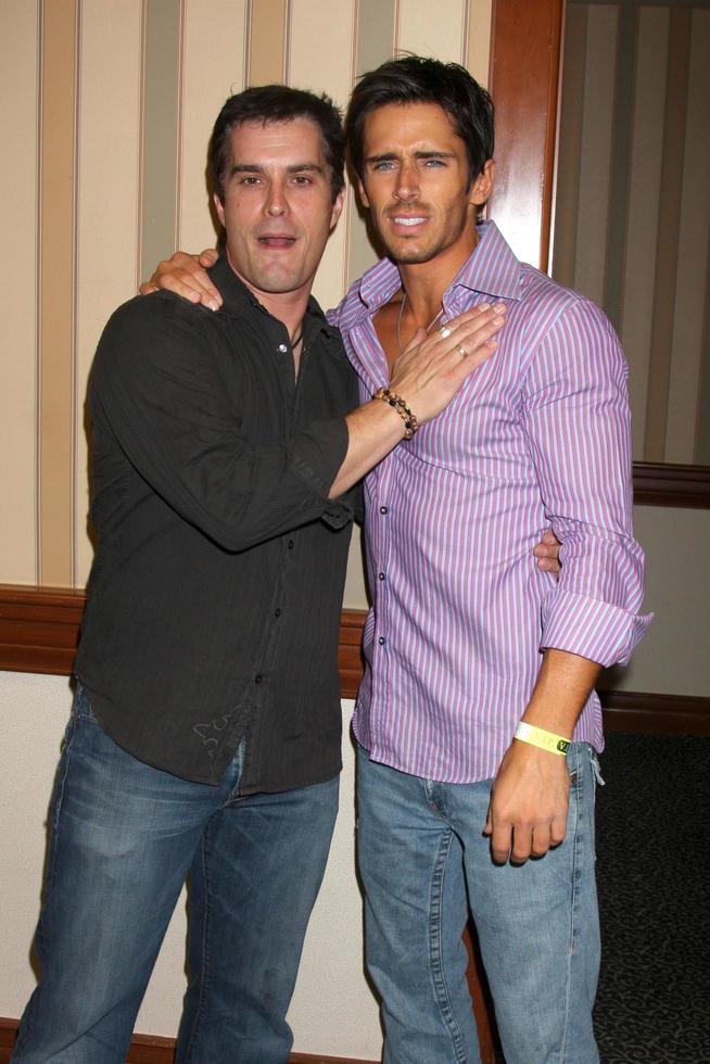 Rick Hearst  and  Brandon Beemer  at The Bold  and  The Beautiful Fan Club Luncheon  at the Sheraton Universal Hotel in  Los Angeles, CA on August 29, 20092009 Kathy Hutchins   Hutchins Photo