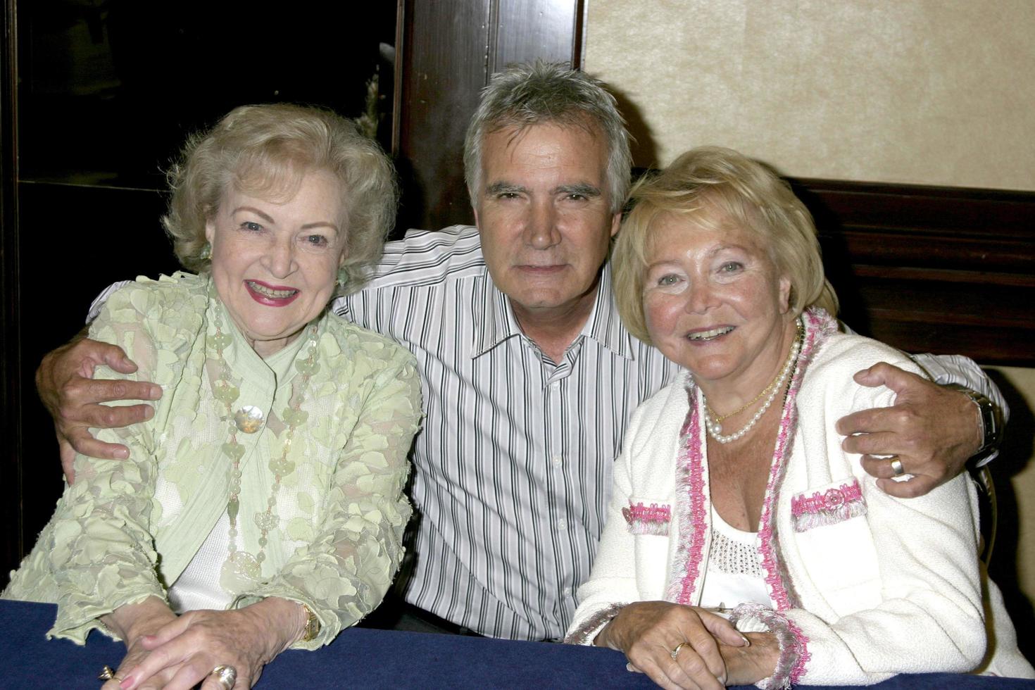 Betty White, John McCook, and Lee BellBold  and  the Beautiful Fan LuncheonUniversal Sheraton HotelLos Angeles,  CAAug 25, 20072007 Kathy Hutchins   Hutchins Photo