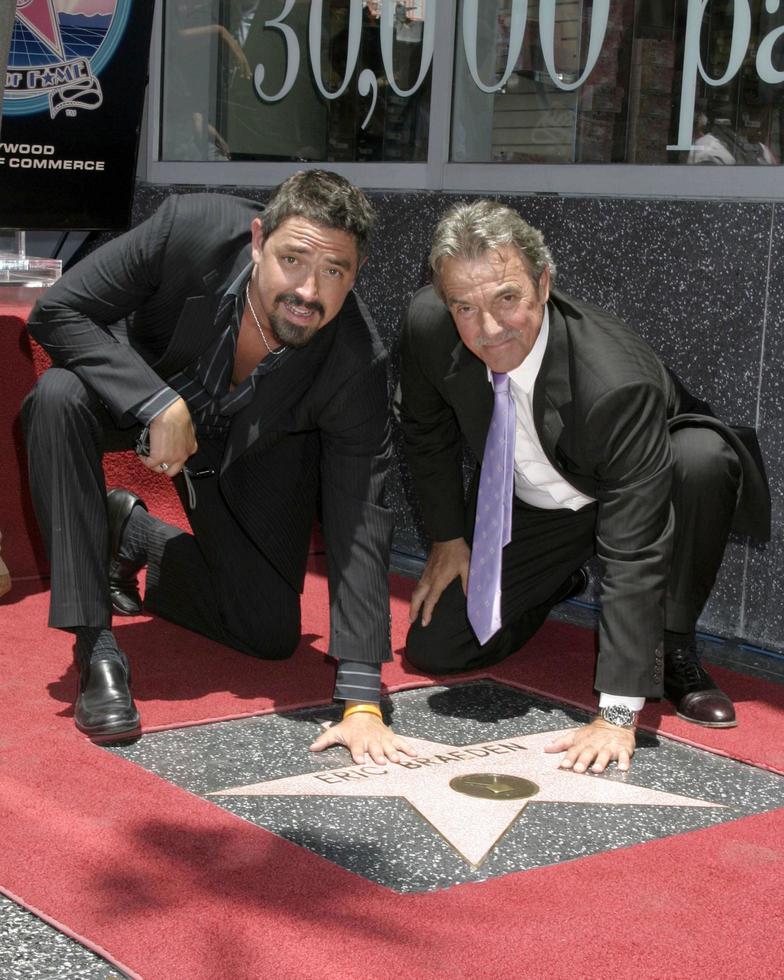 Christian Gudegast  and  his father Eric BraedenEric Braeden receives a star on the Hollywood Walk of FameLos Angeles, CAJuly 20, 20072007 Kathy Hutchins   Hutchins Photo