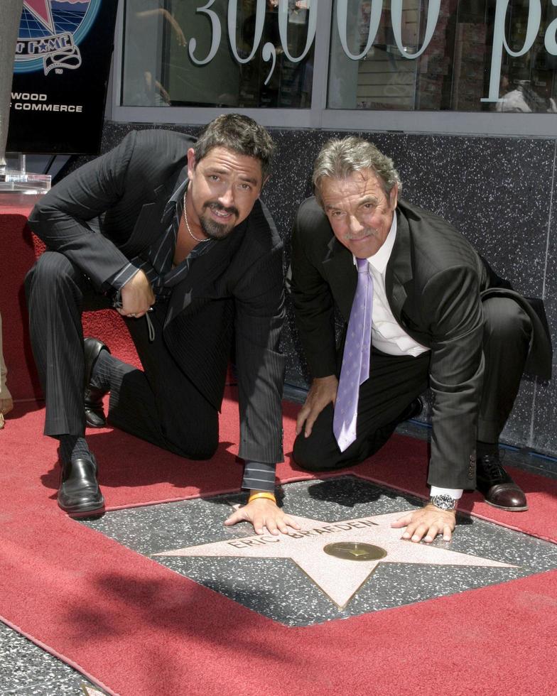 Christian Gudegast  and  his father Eric BraedenEric Braeden receives a star on the Hollywood Walk of FameLos Angeles, CAJuly 20, 20072007 Kathy Hutchins   Hutchins Photo