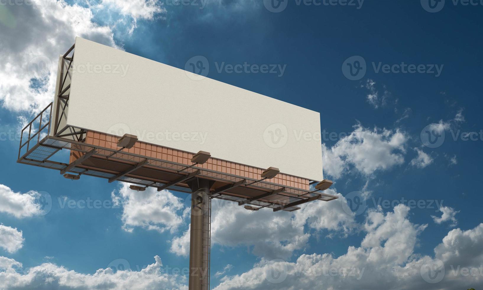 signboard billboard placard empty copy space bluesky background mock up marketing advertisement massage highway commercial roadside retail vacation summer signpost guidepost natural showing template photo