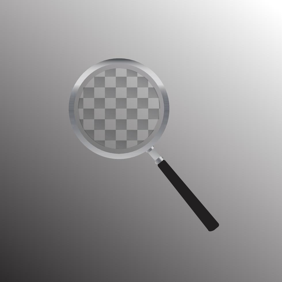 magnifying lens with gradient vector free