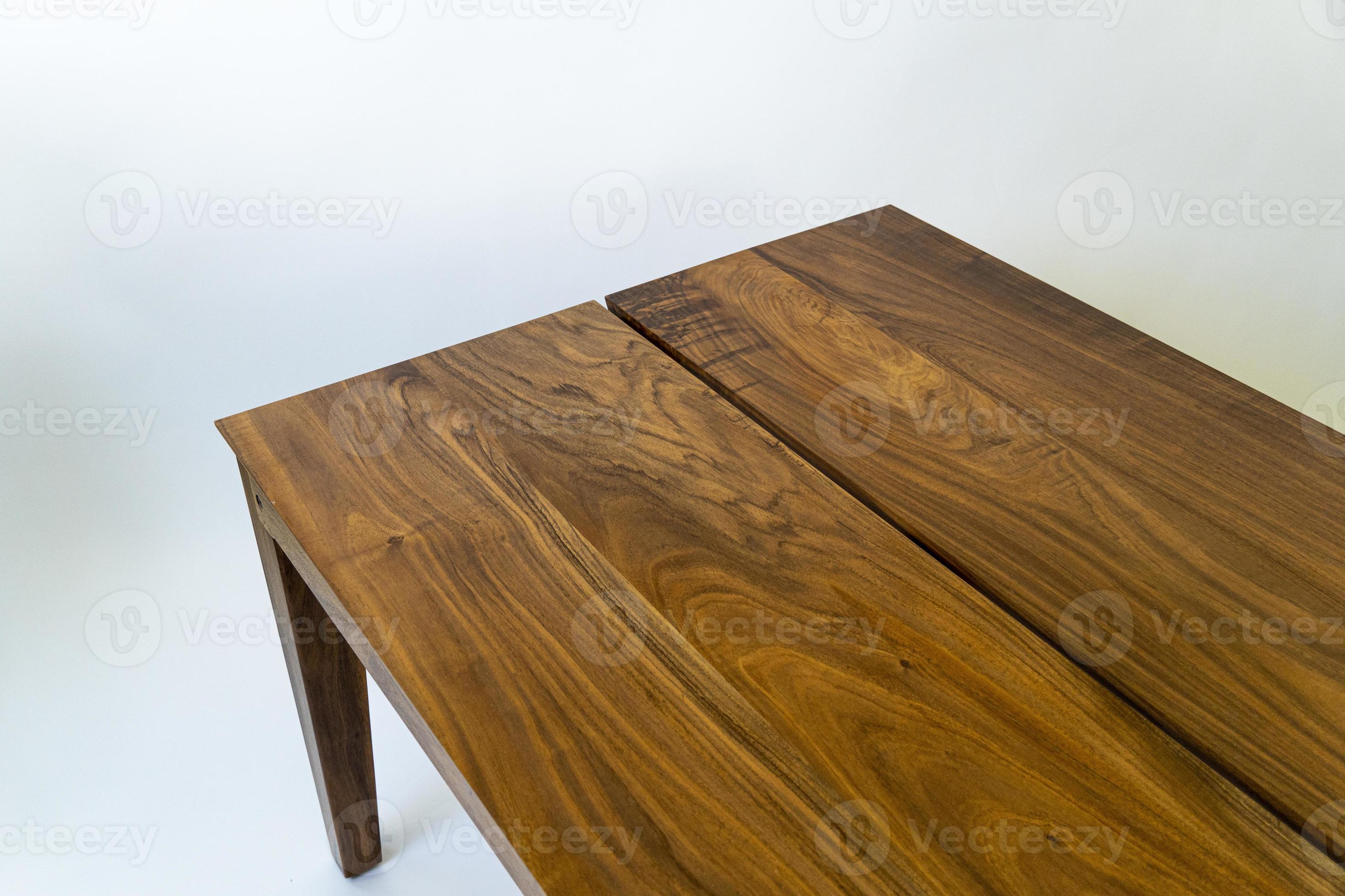 dining table ready for dinner, on white background design furniture