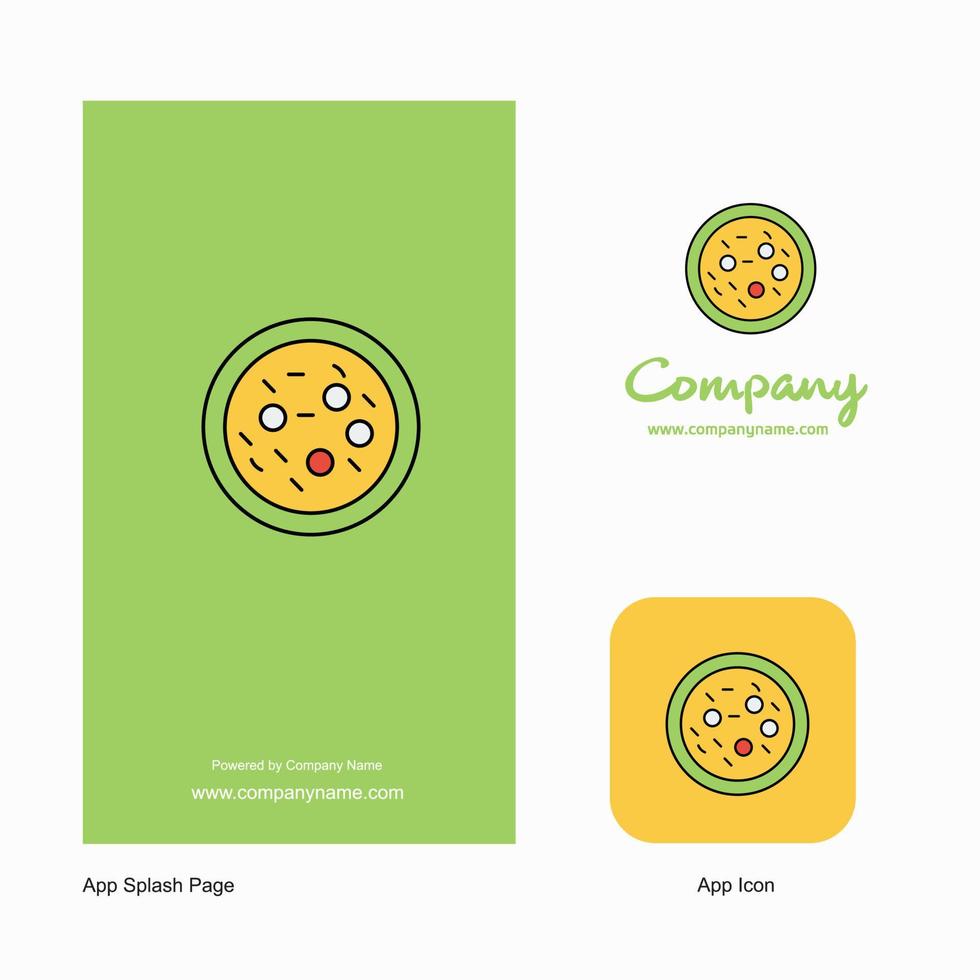 Bacteria on plate Company Logo App Icon and Splash Page Design Creative Business App Design Elements vector