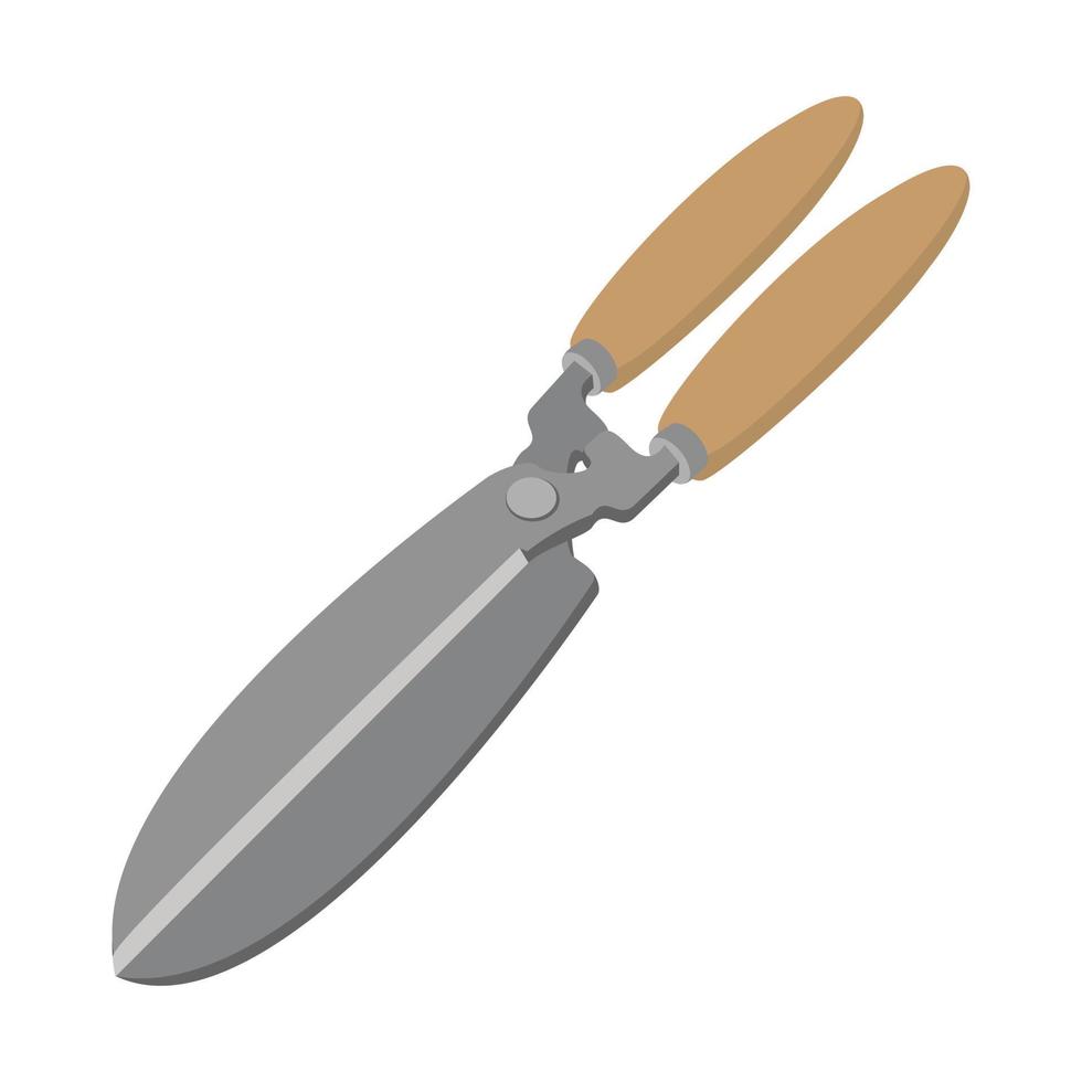 Pruner cartoon icon vector