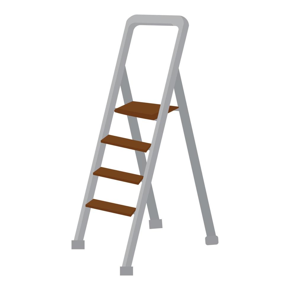 Garden ladder icon cartoon vector. Farm tool vector