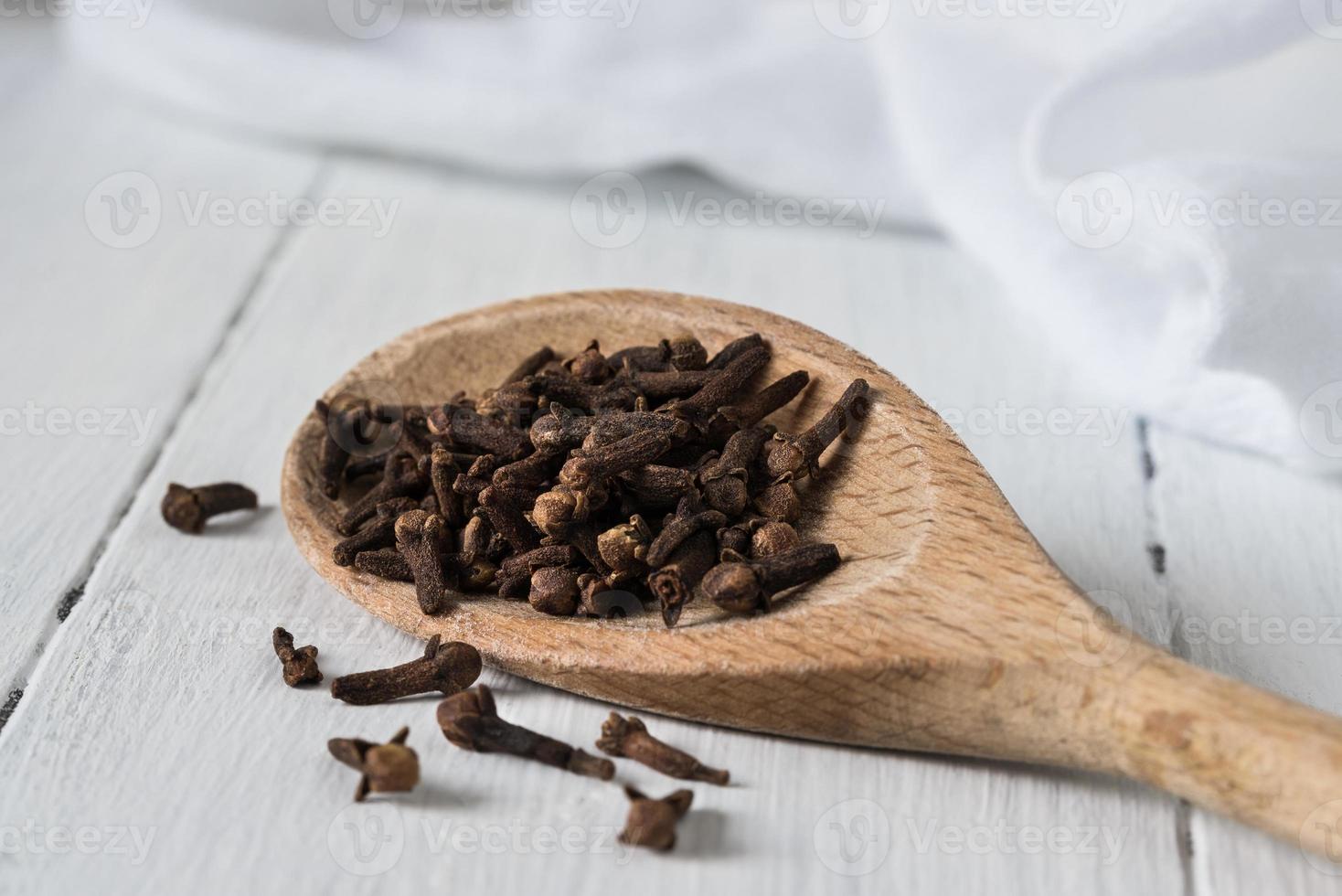 Whole Cloves Spice on a Spoon photo