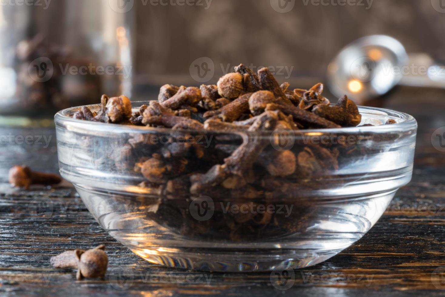 Whole Cloves Spice in a Bowl photo