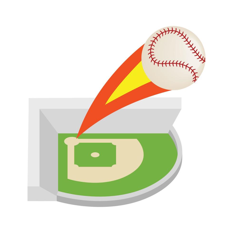 Strike ball isometric 3d icon vector