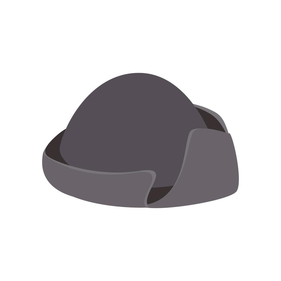 An old black hat isometric 3d icon vector