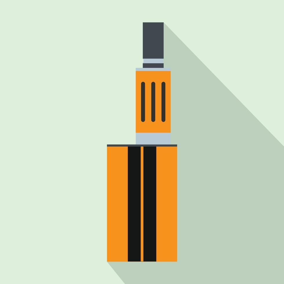 Vape device icon, flat style vector