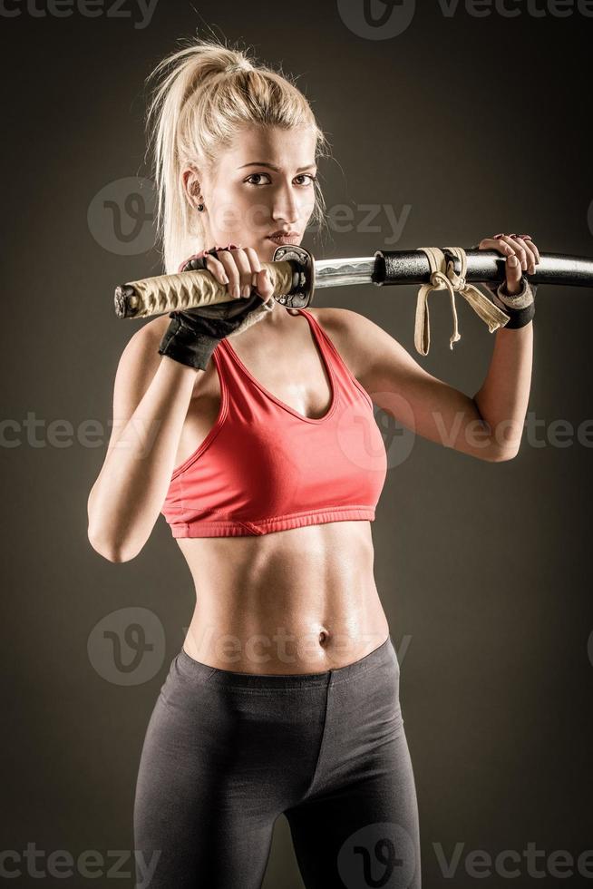 Woman With Sword photo