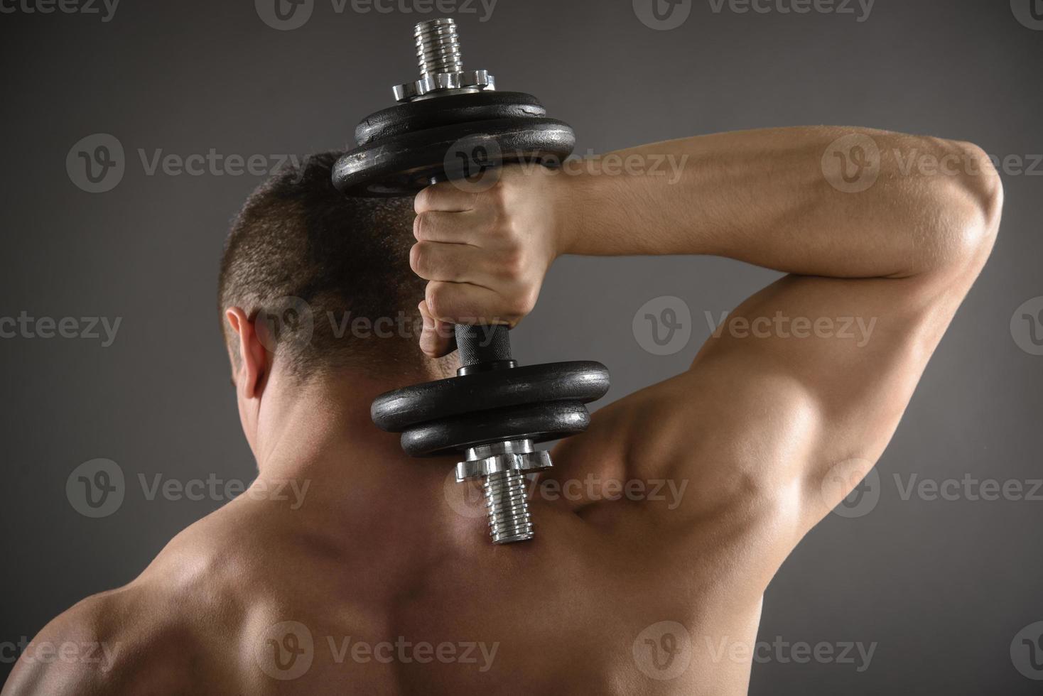 Muscular Men Working Out photo