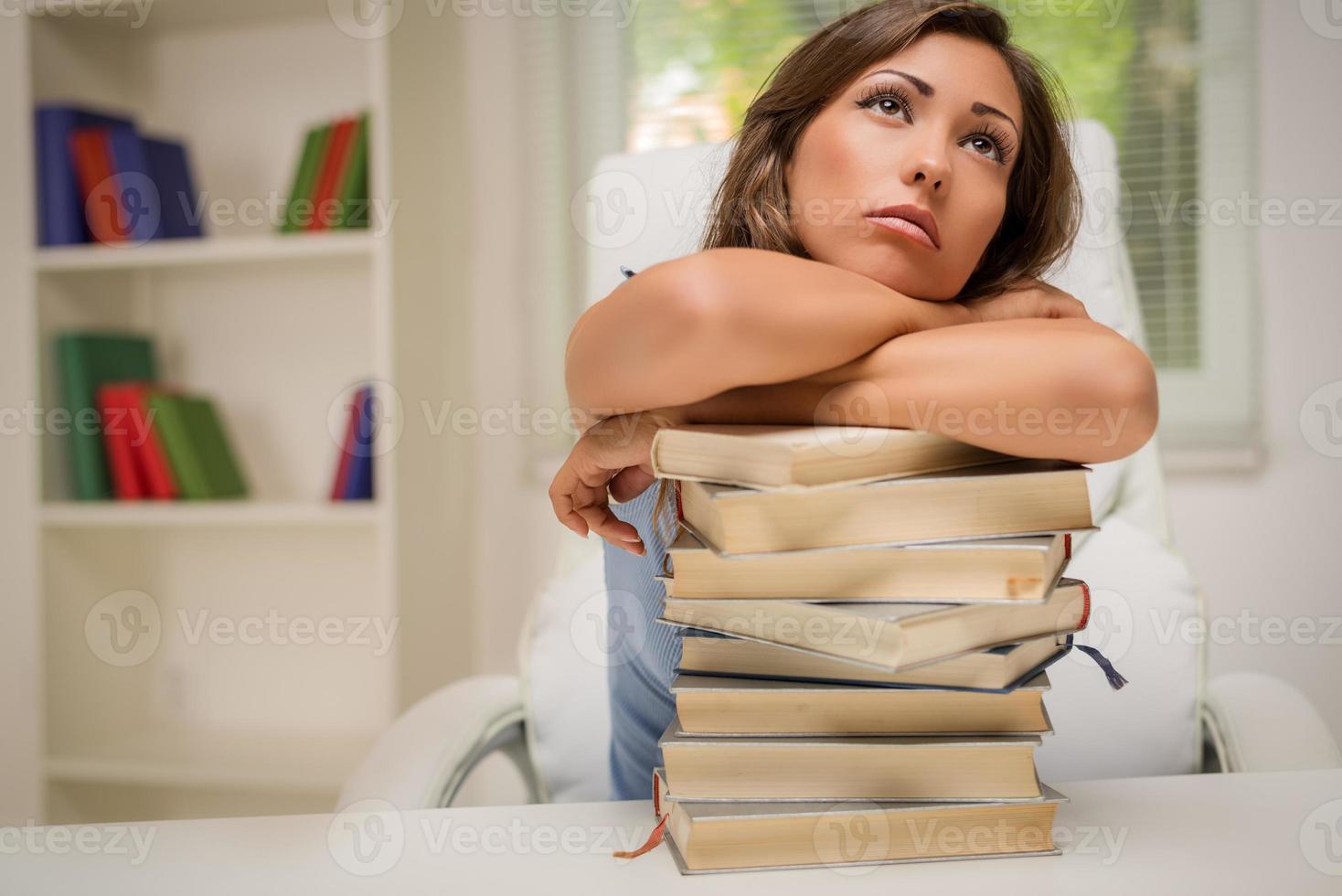 Tired Student Girl photo