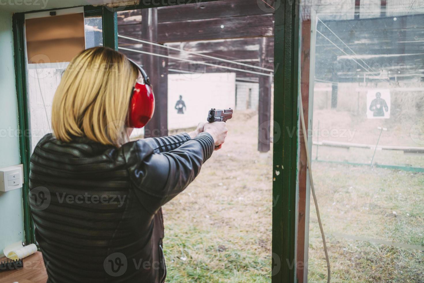 Shooting With Gun photo
