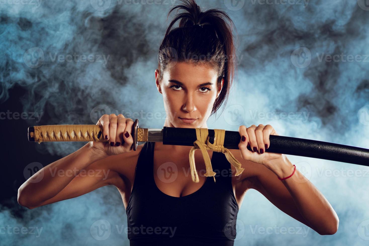 Woman With Katana photo