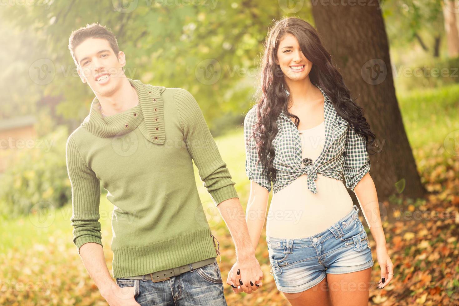 Loving Couple In Nature photo