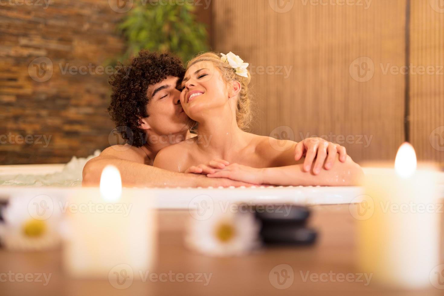 Couple At The Spa photo