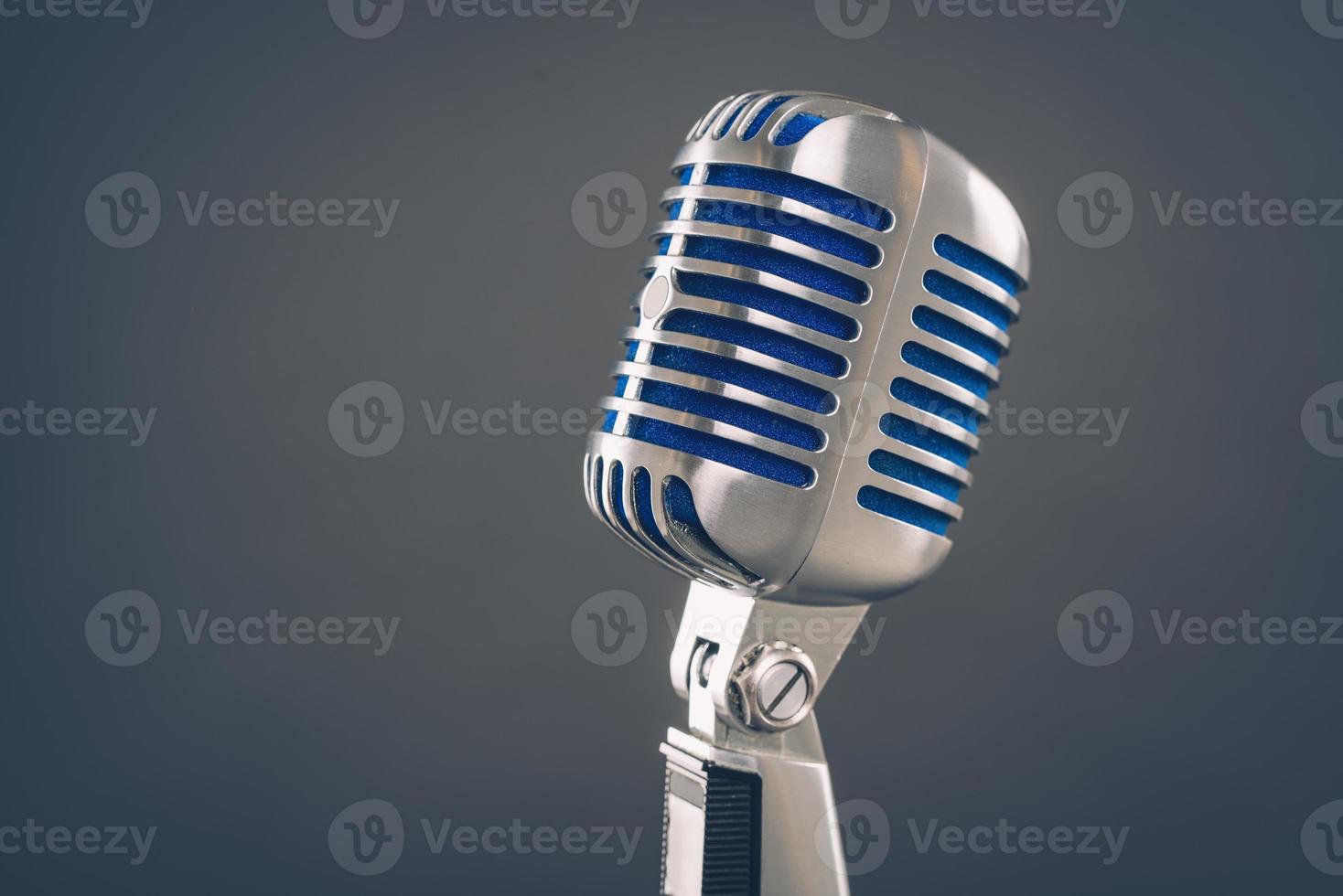 Retro Microphone view photo