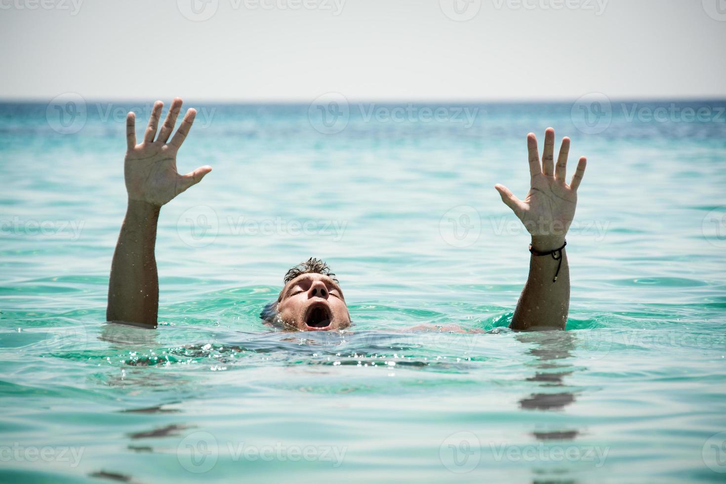 Drowning Man view photo