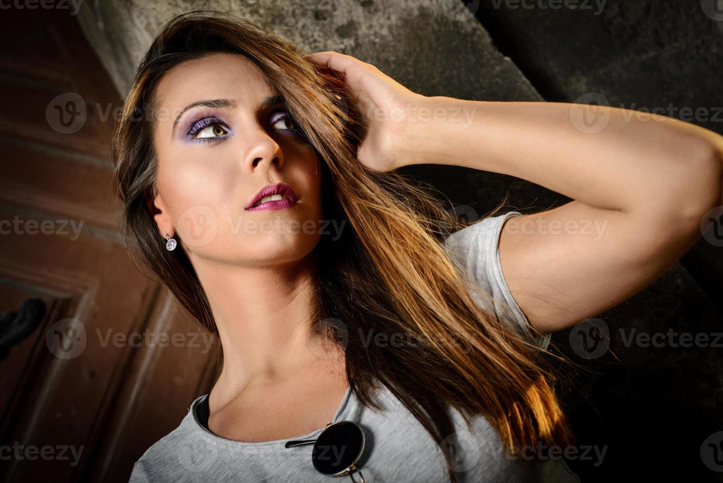 vista de belleza sensual foto
