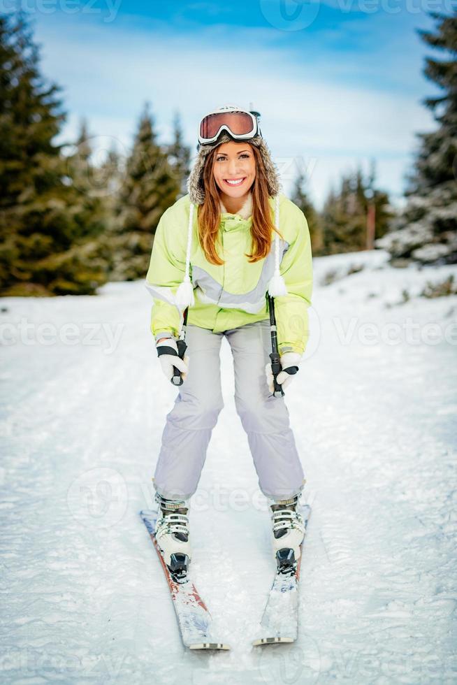 Skier Girl view photo