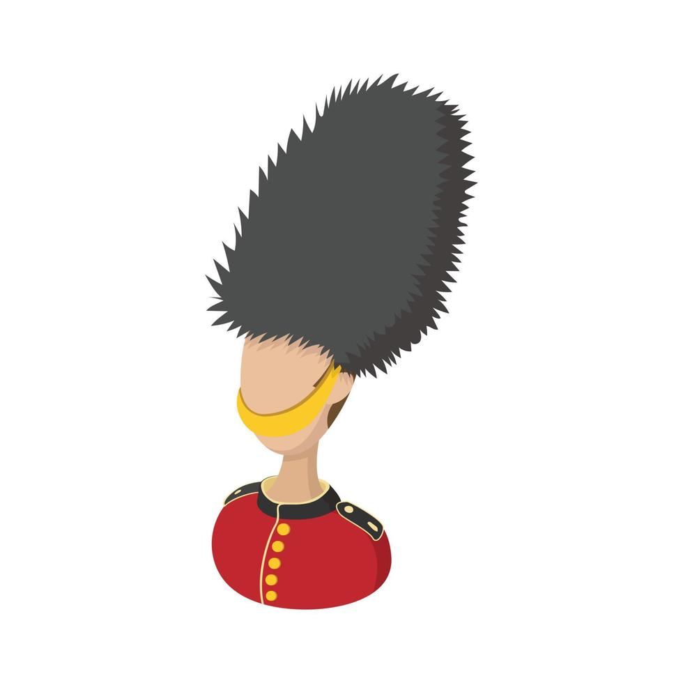 A Royal Guard icon, cartoon style vector