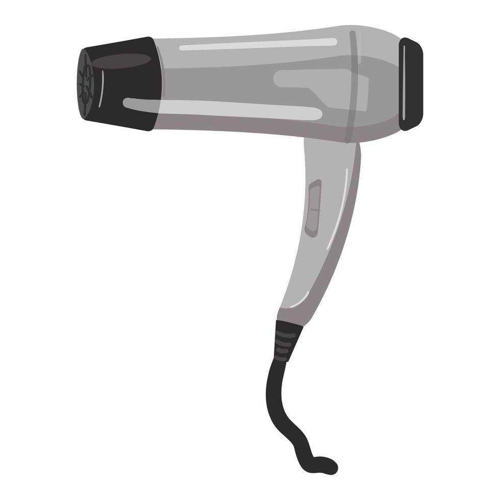 Public hair dryer icon cartoon vector. Blow dryer vector