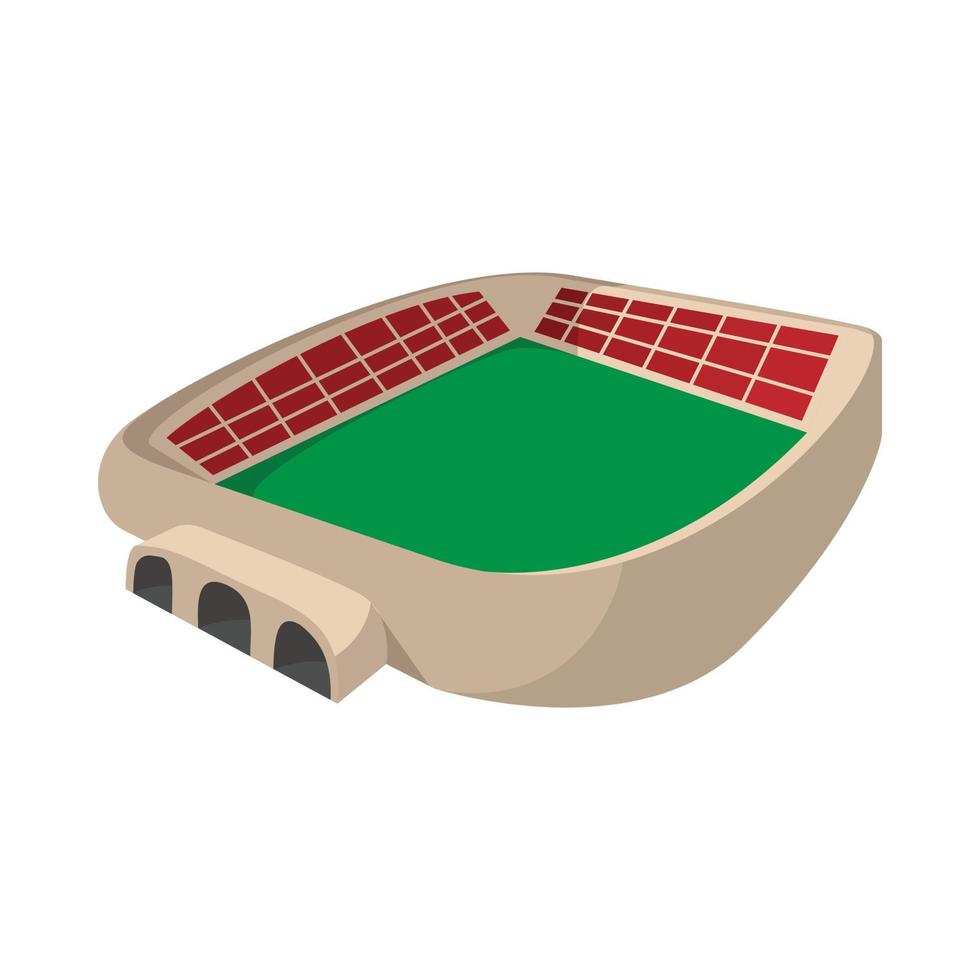 Sports stadium cartoon icon vector