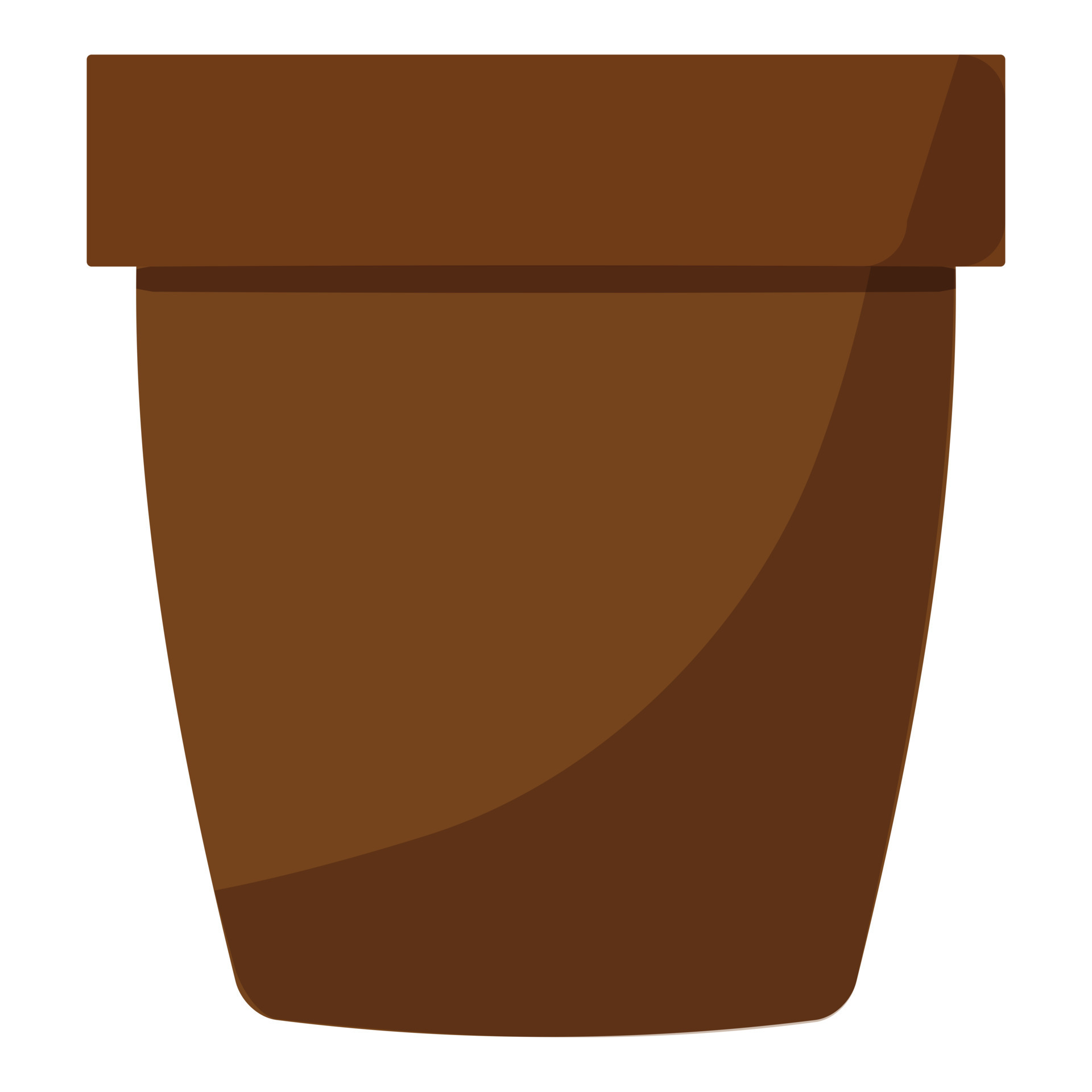 vector de dibujos animados de icono de maceta de planta. herramienta