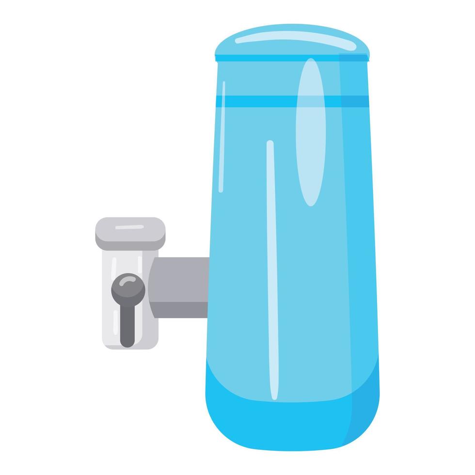 Water cooler icon cartoon vector. Purification system vector
