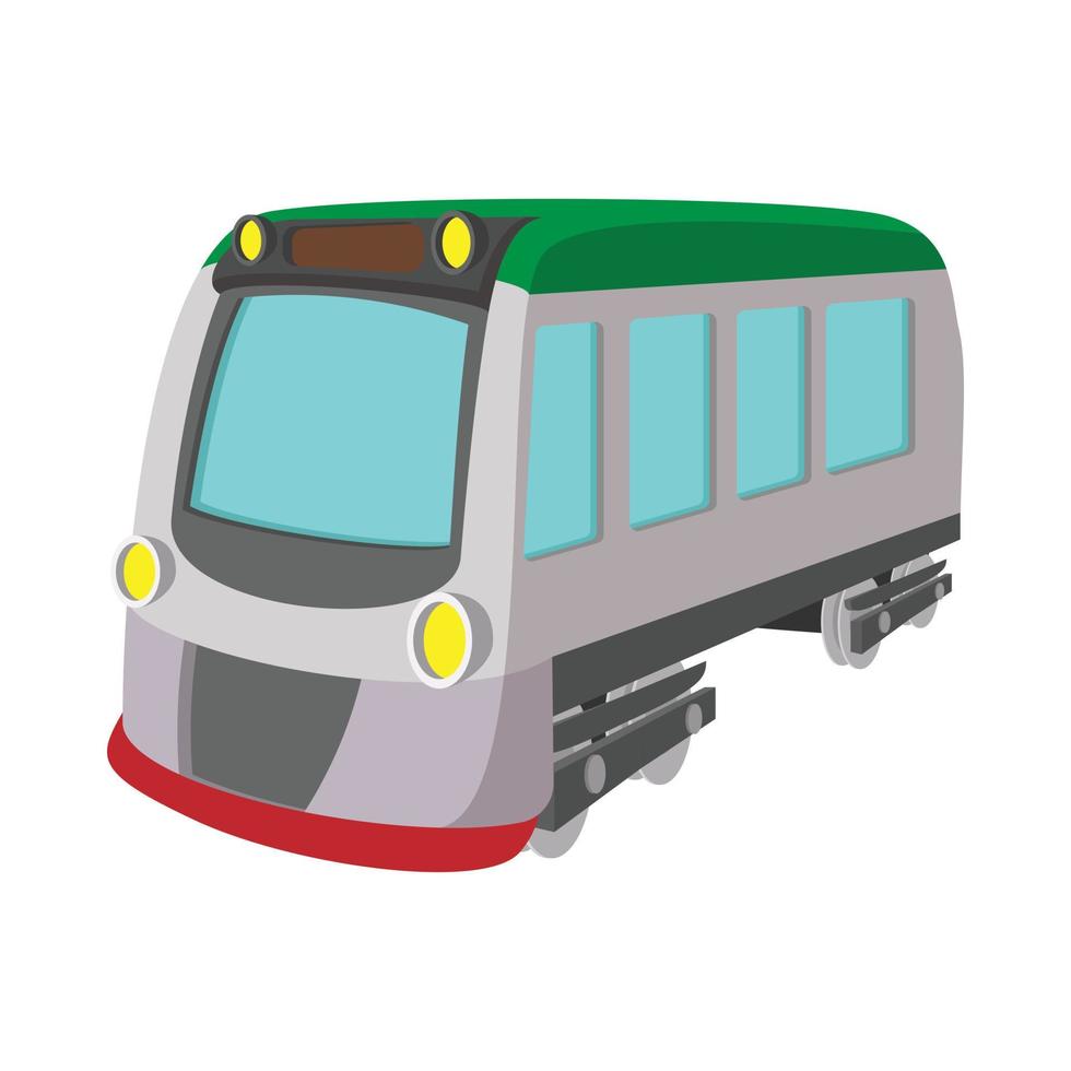 tren locomotora transporte ferrocarril icono vector