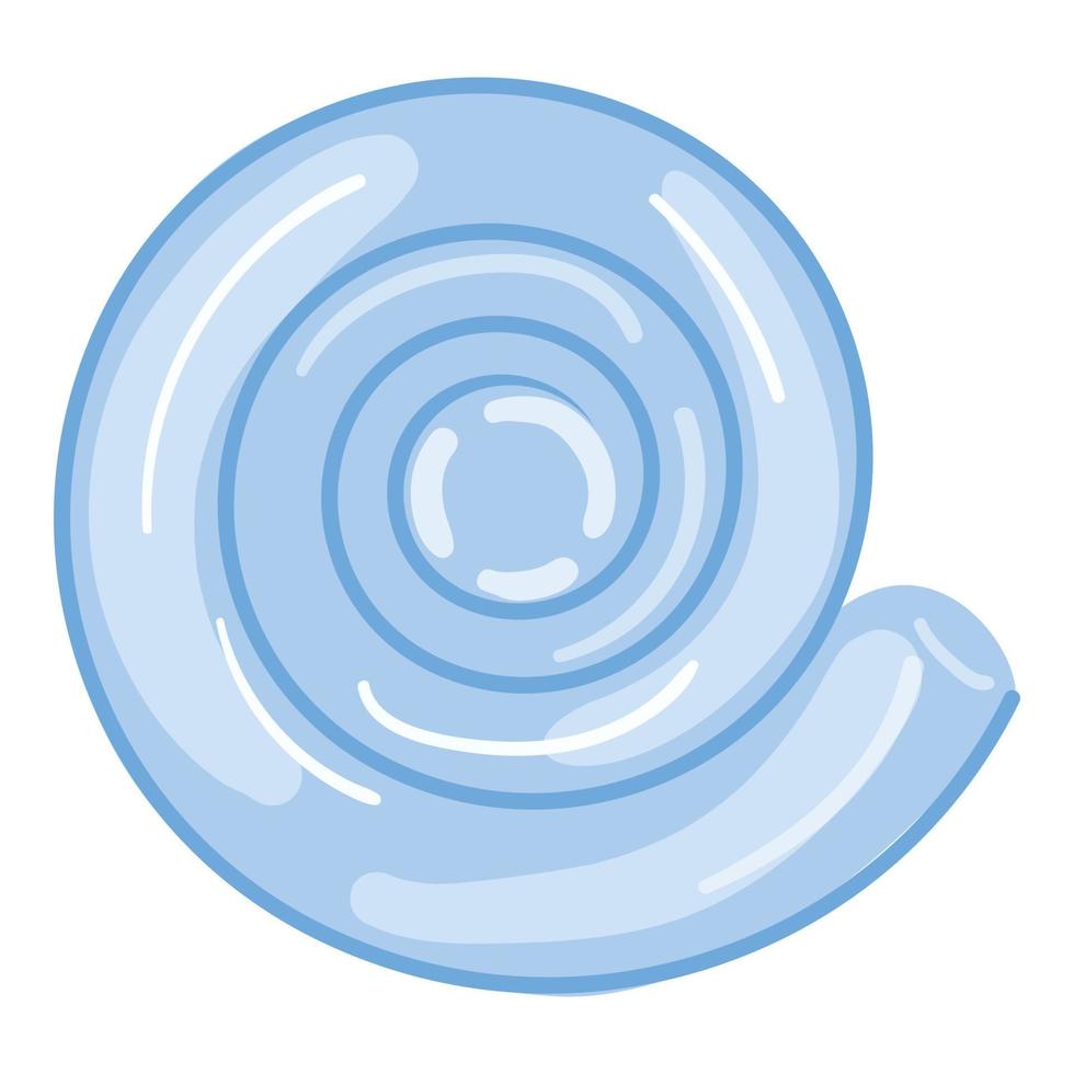 Swim shell icon cartoon vector. Summer float vector