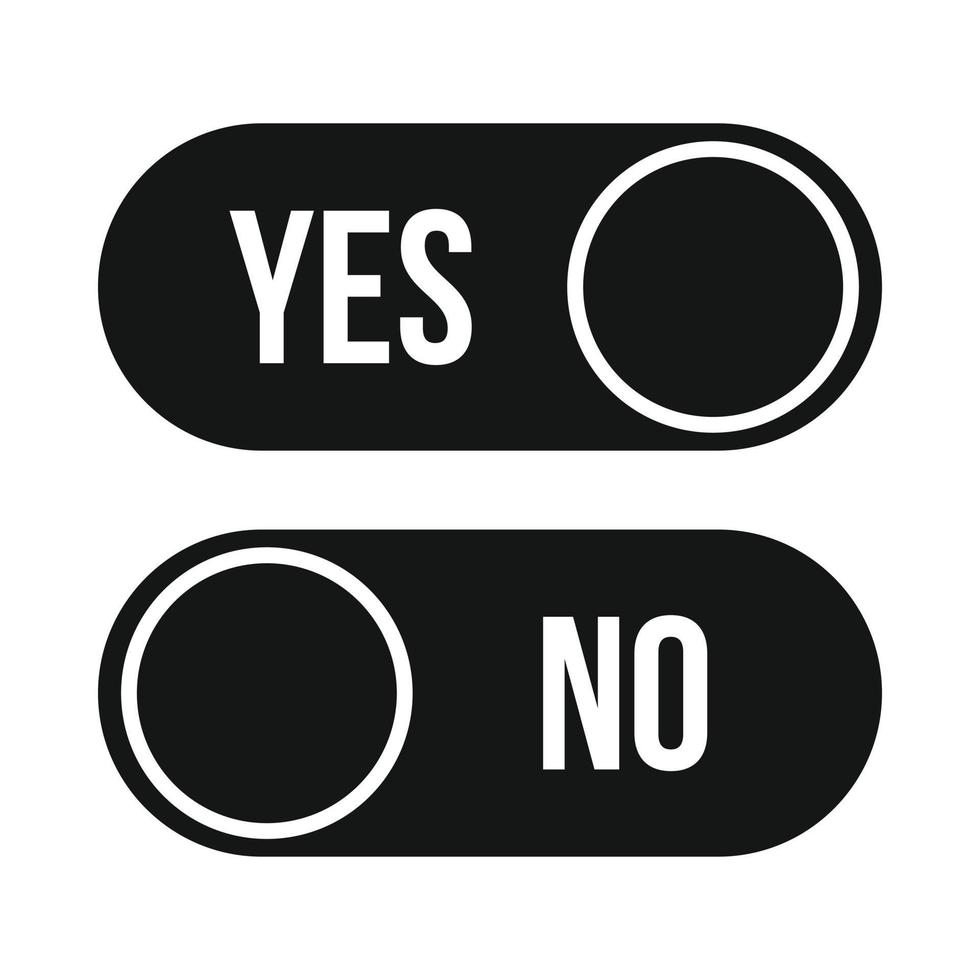 Yes Button / No Button